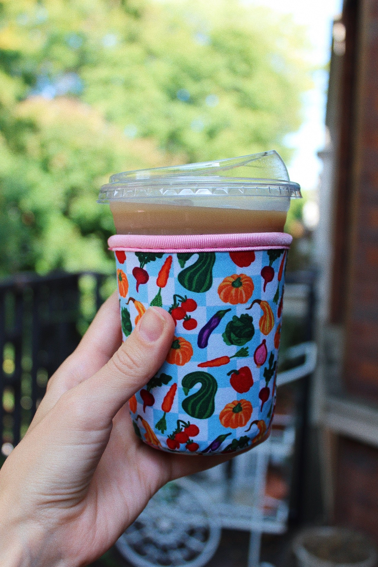 Farmers Market Root Veggies Iced Coffee Sleeve