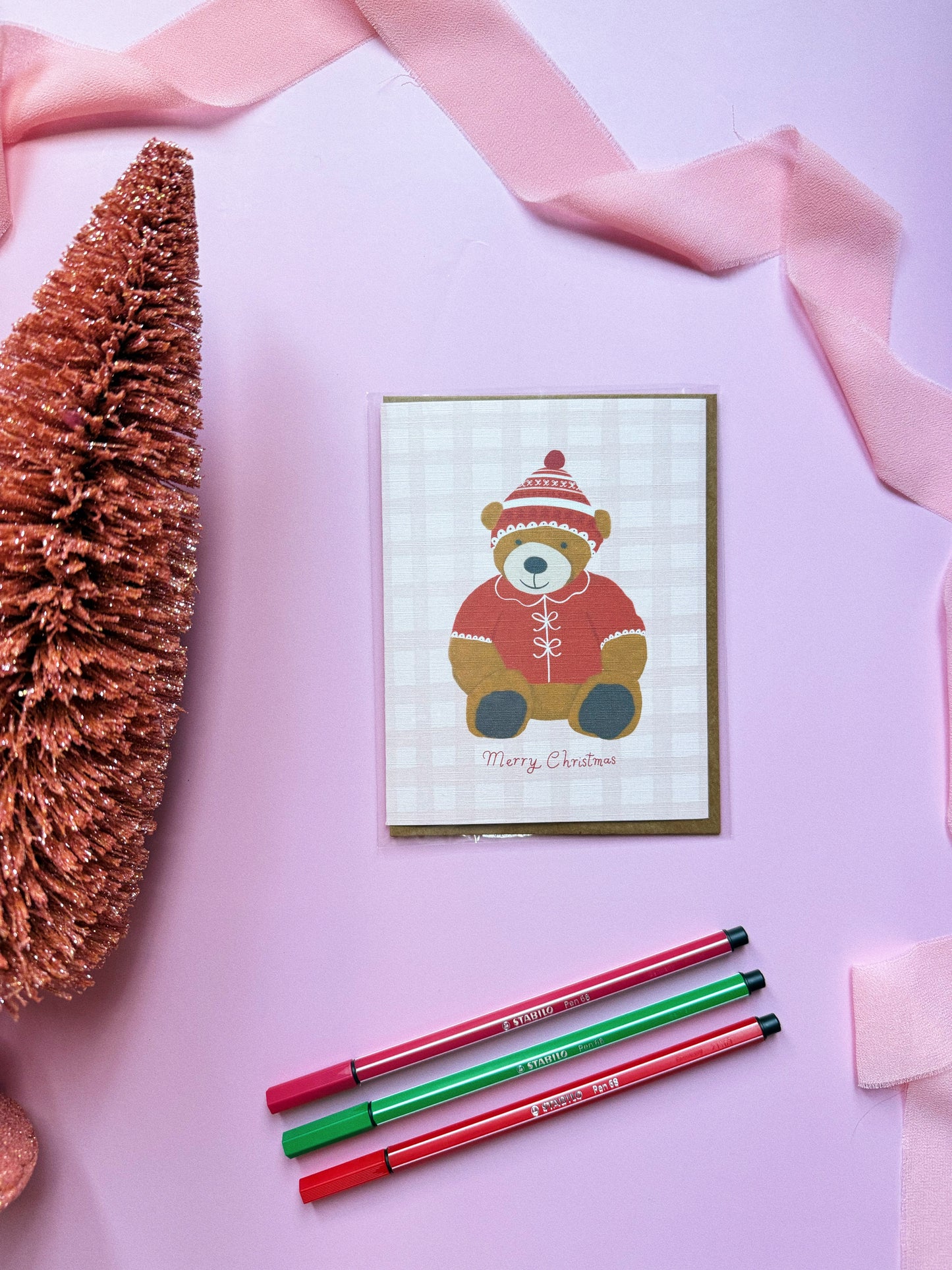 Beary Merry Christmas Greeting Card