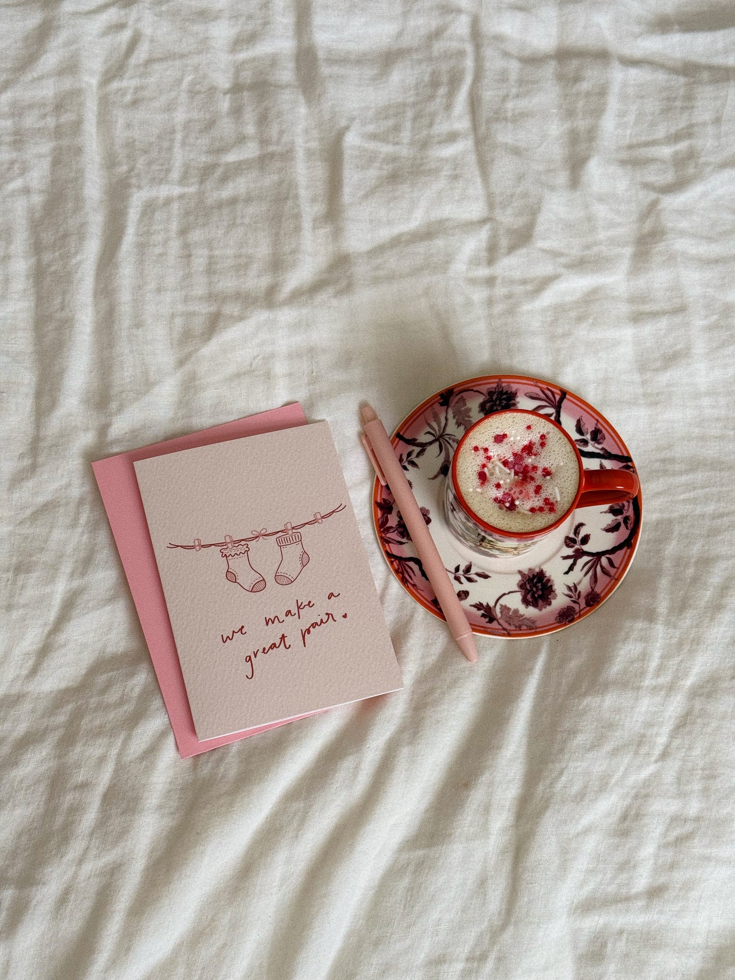 We Make a Great Pair Greeting Card