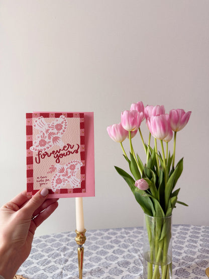 Forever Yours Greeting Card
