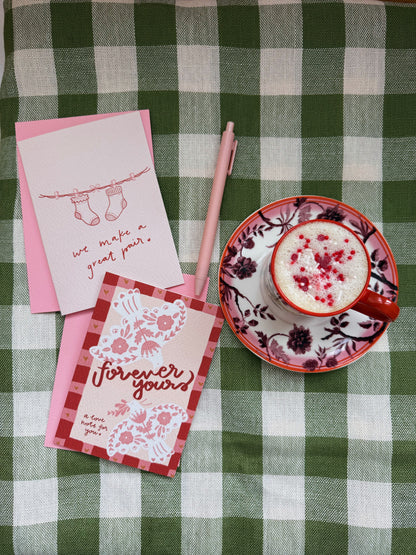 We Make a Great Pair Greeting Card