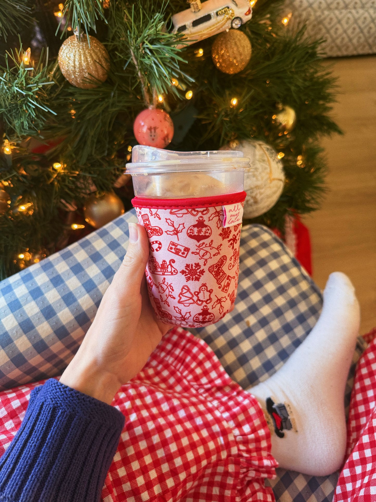 Christmas Doodles Coffee Sleeve