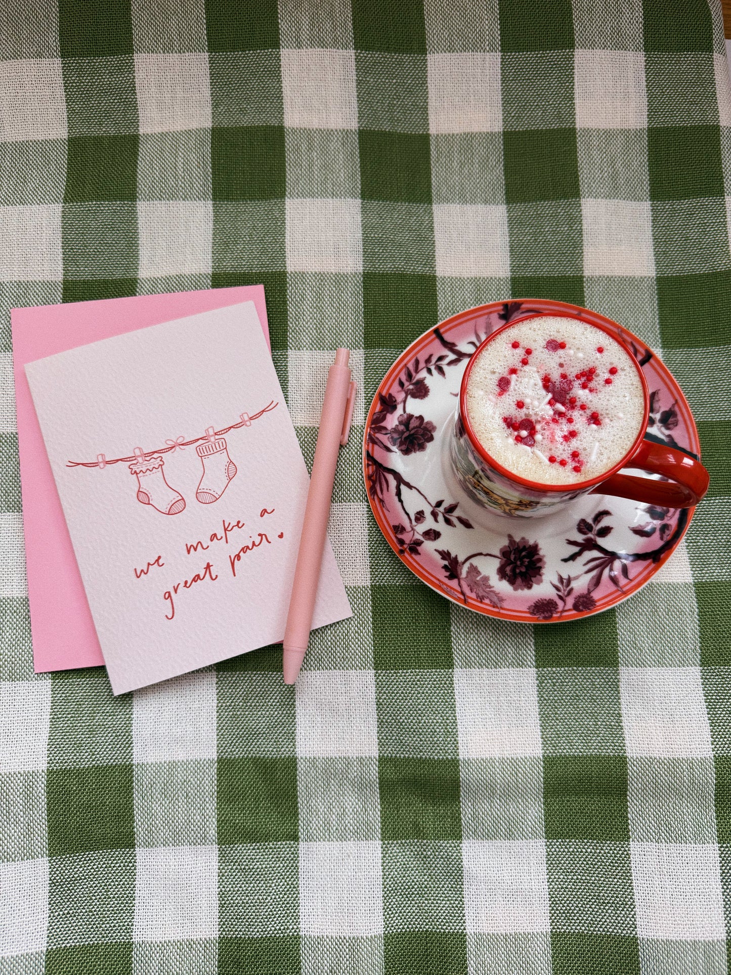 We Make a Great Pair Greeting Card