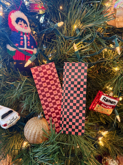Checkered Polka Dot Bookmark