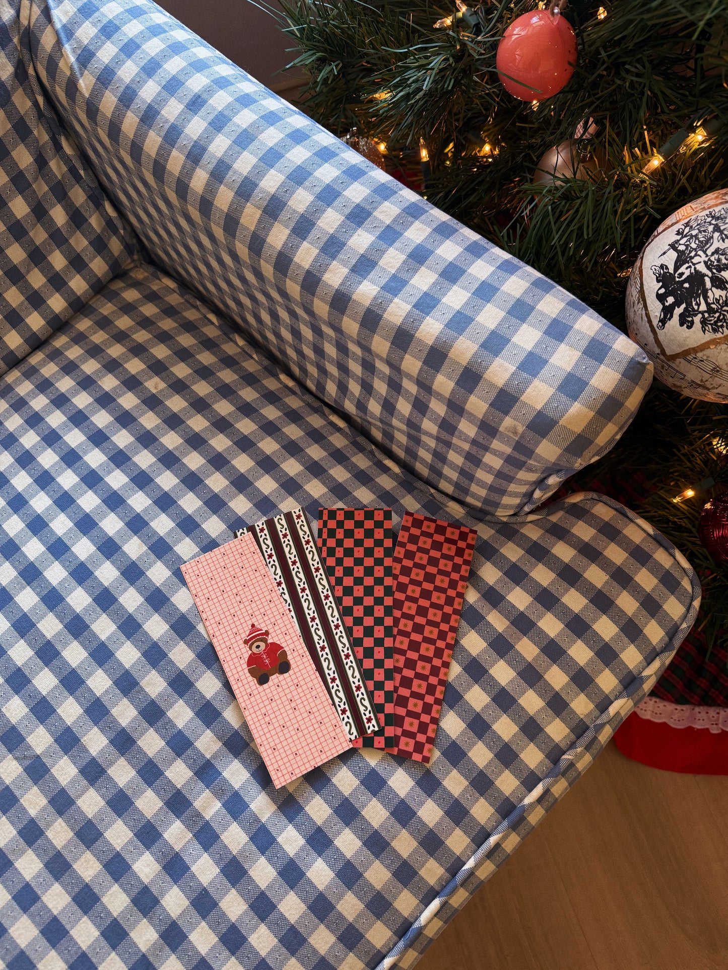 Checkered Polka Dot Bookmark