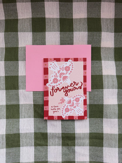 Forever Yours Greeting Card