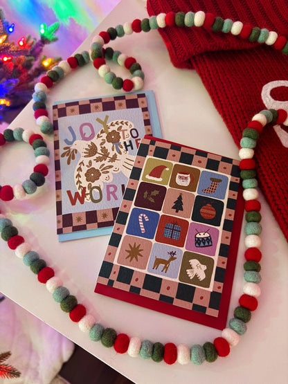 Christmas Icons Greeting Card