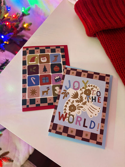 Colorful Christmas Greeting Card Bundle