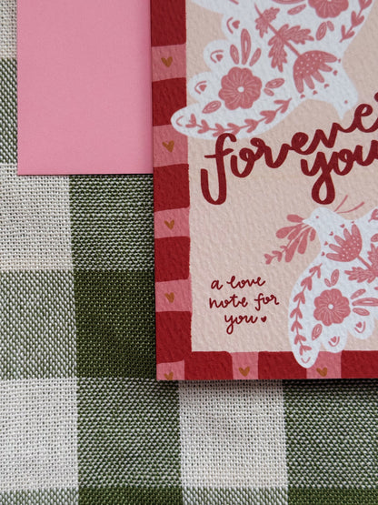 Forever Yours Greeting Card