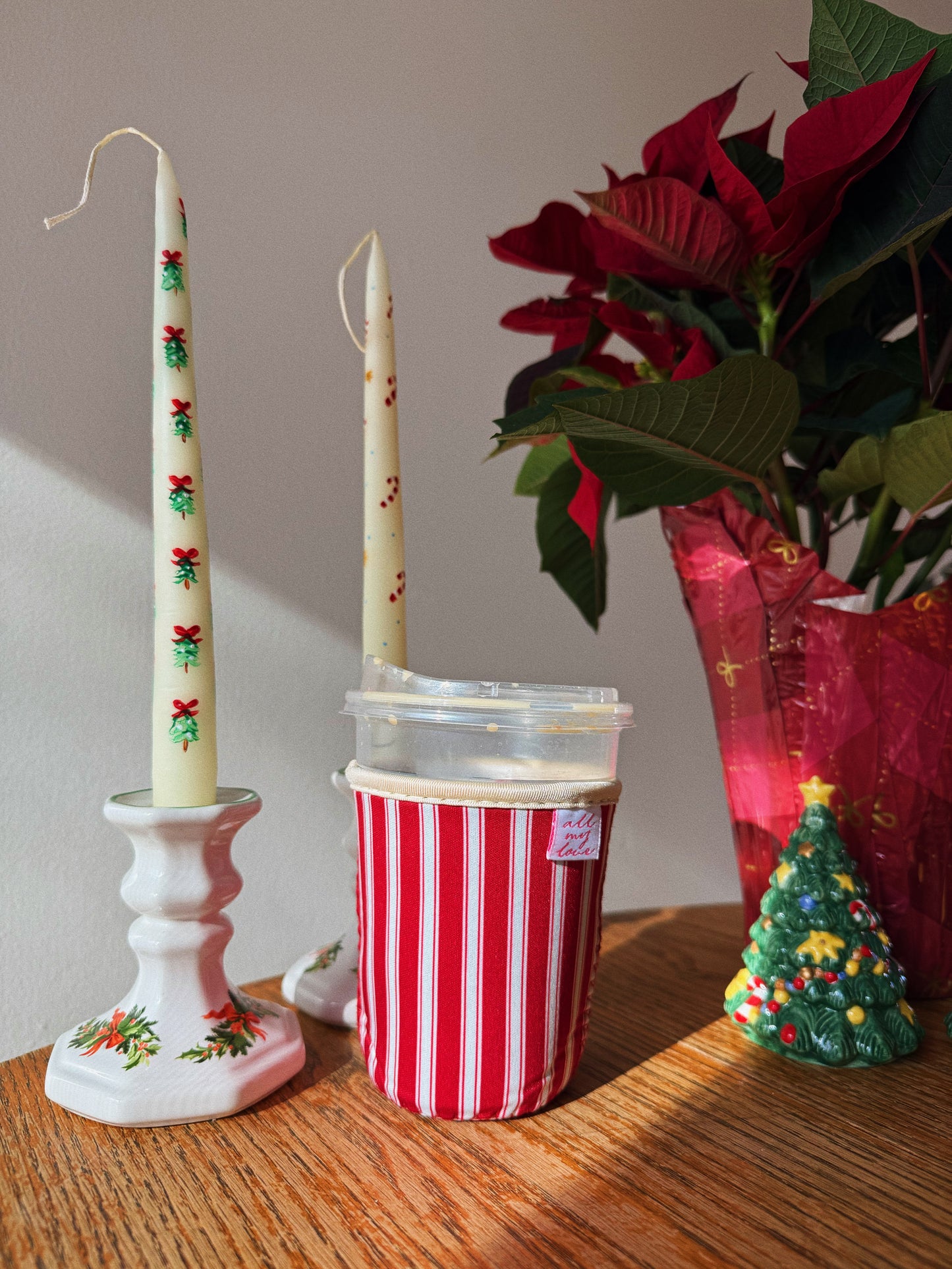 Candy Cane Stripes Coffee Sleeve