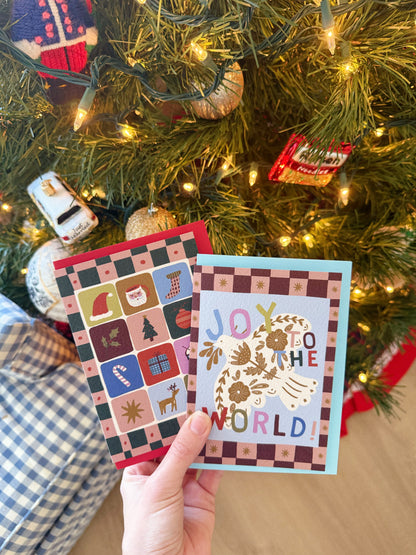 Christmas Icons Greeting Card