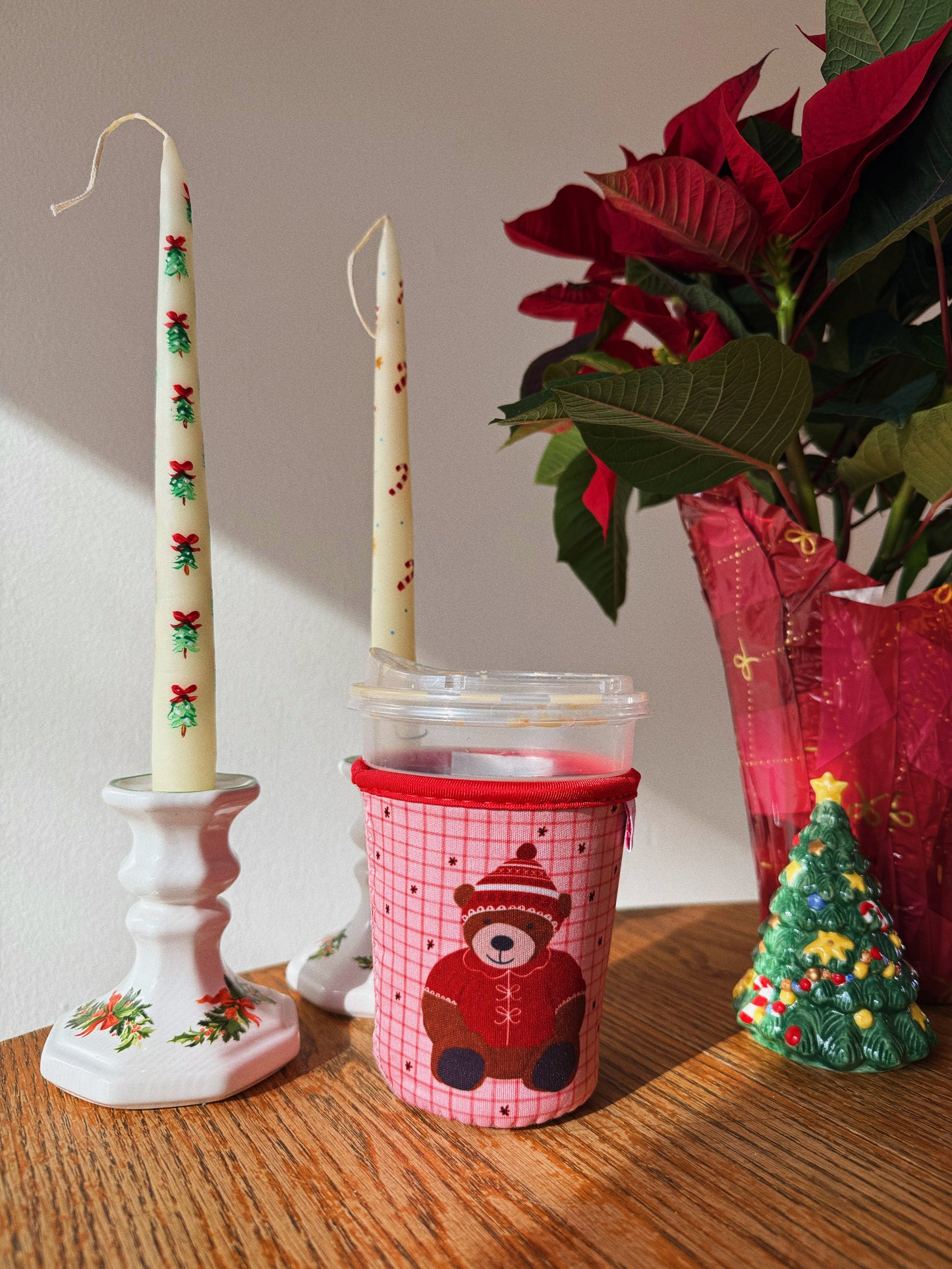 Beary Merry Christmas Coffee Sleeve