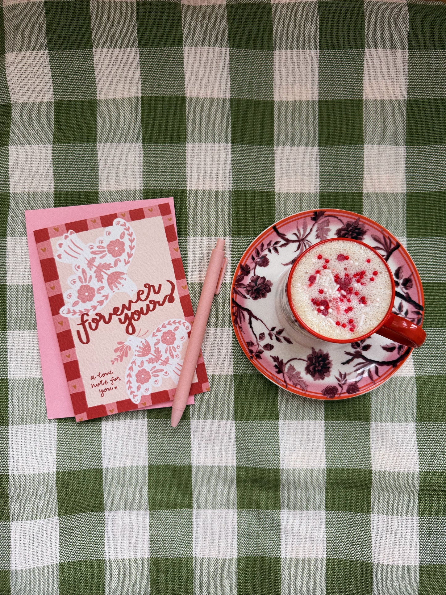 Forever Yours Greeting Card