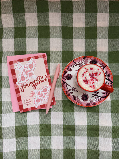 Forever Yours Greeting Card