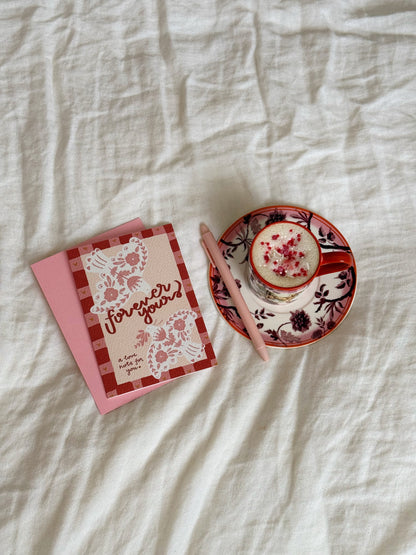Forever Yours Greeting Card