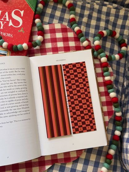 Checkered Stars Bookmark