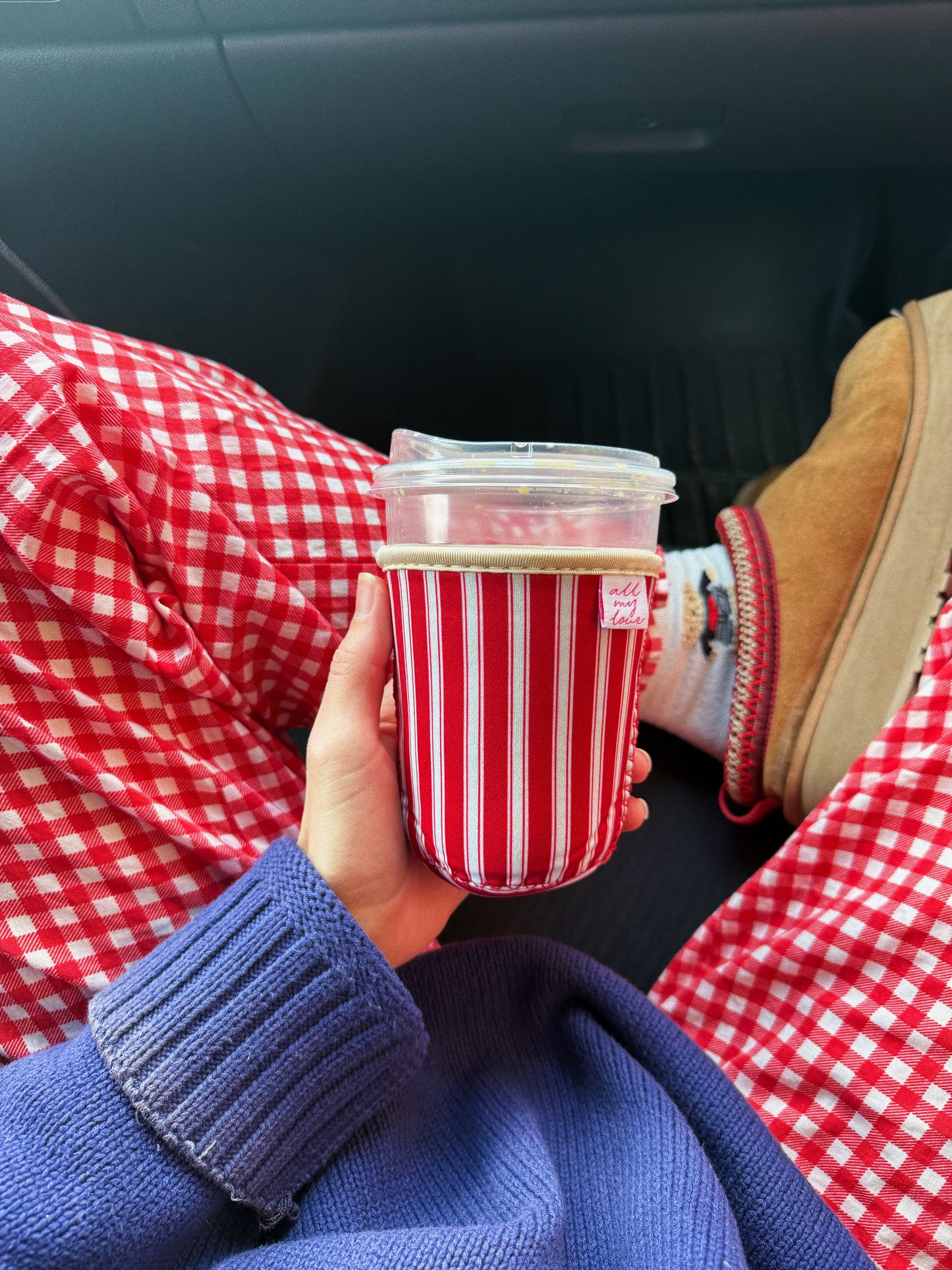 Candy Cane Stripes Coffee Sleeve