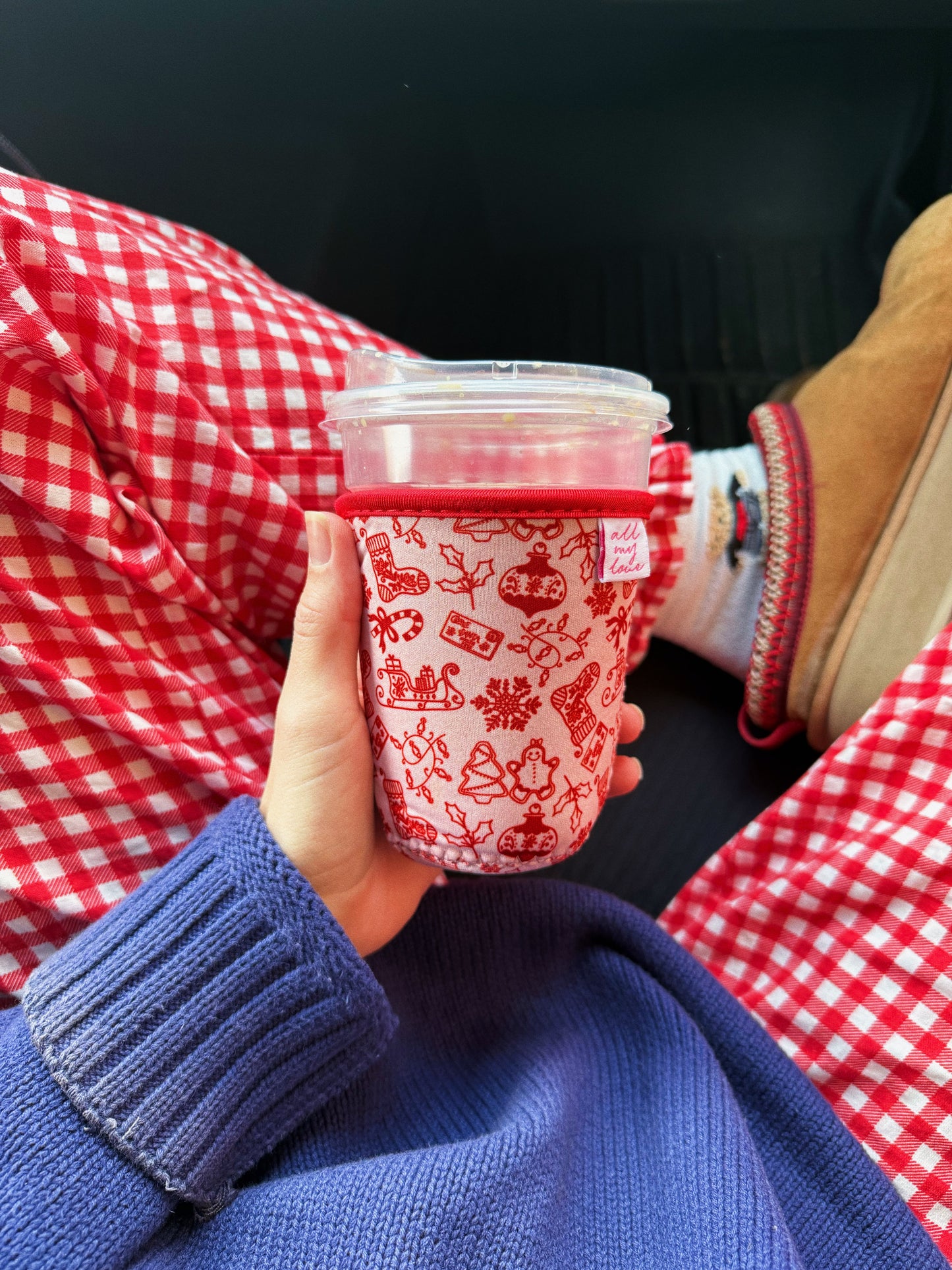 Christmas Doodles Coffee Sleeve