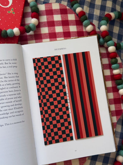 Checkered Polka Dot Bookmark