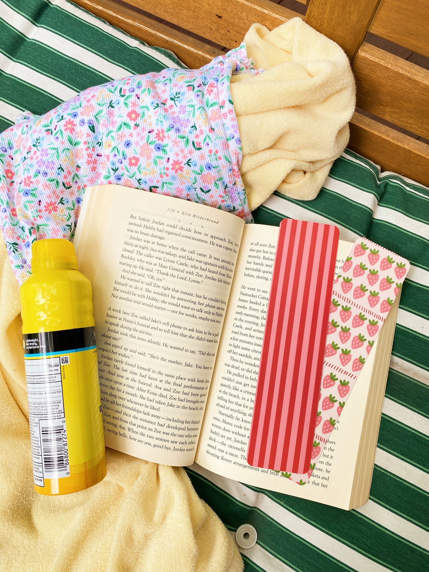 Fruity Striped Bookmark