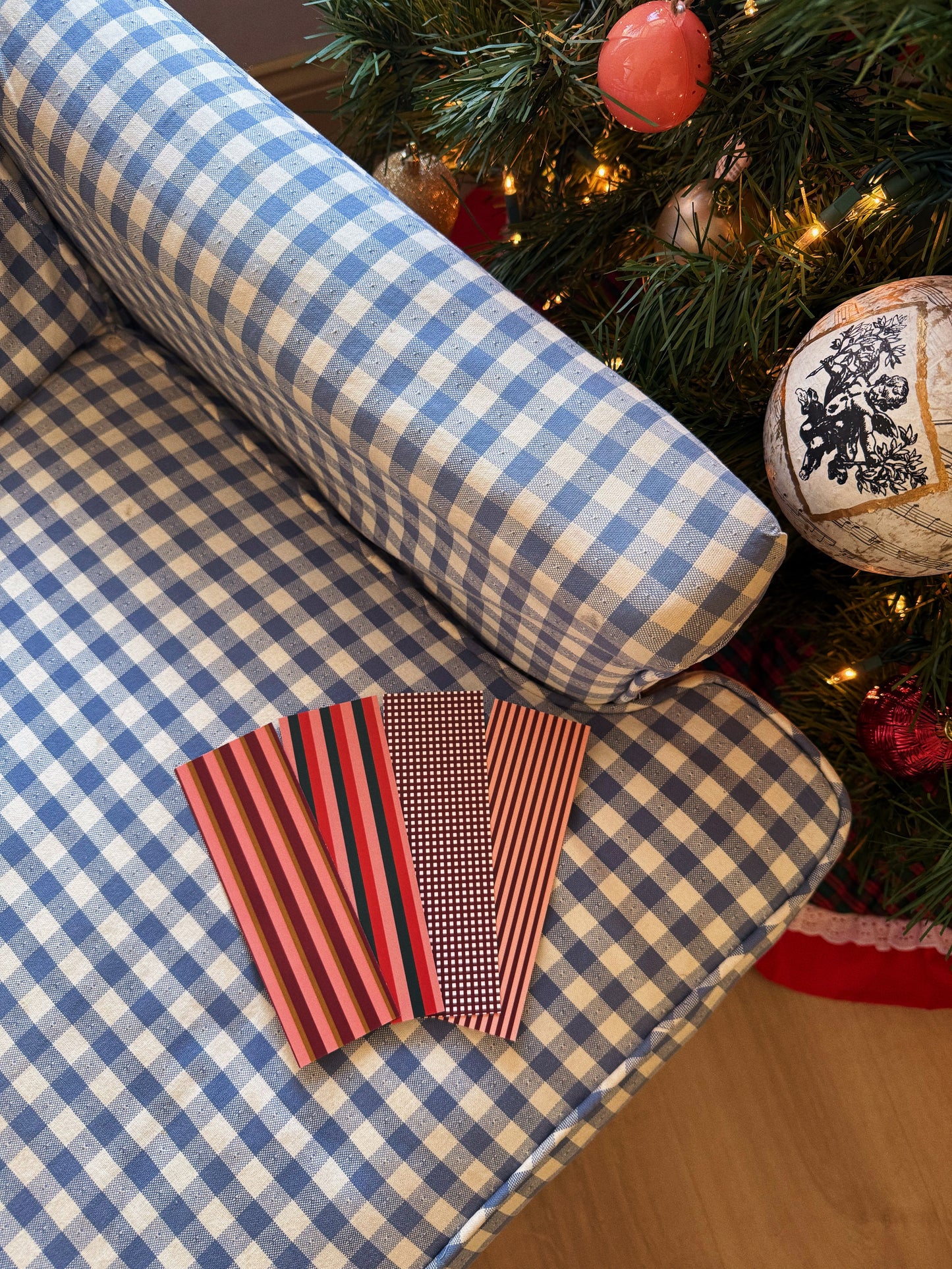 Checkered Polka Dot Bookmark