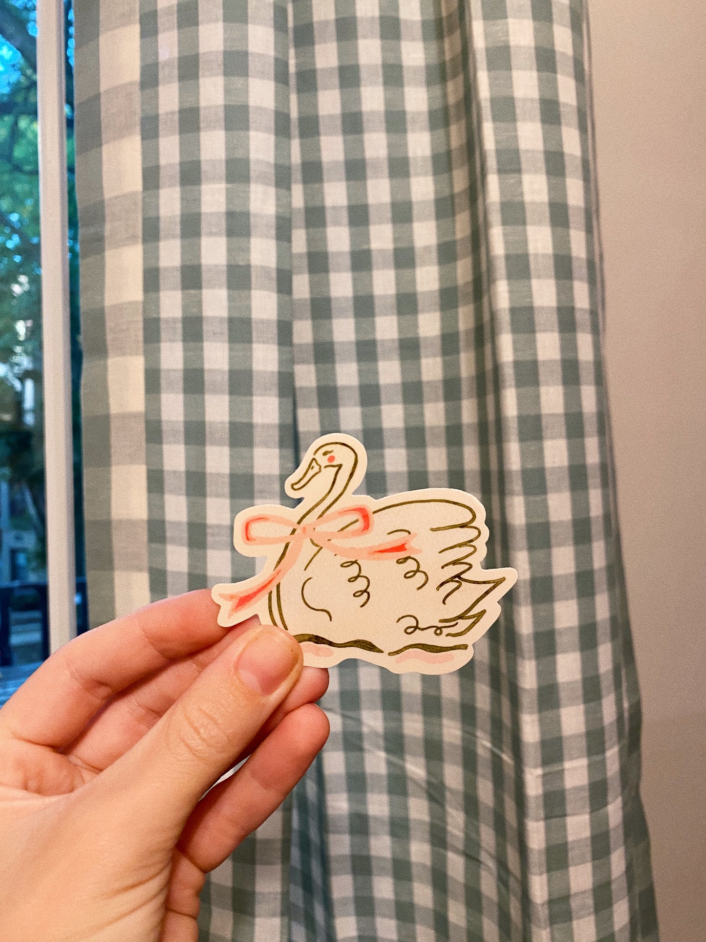 Swan Sticker