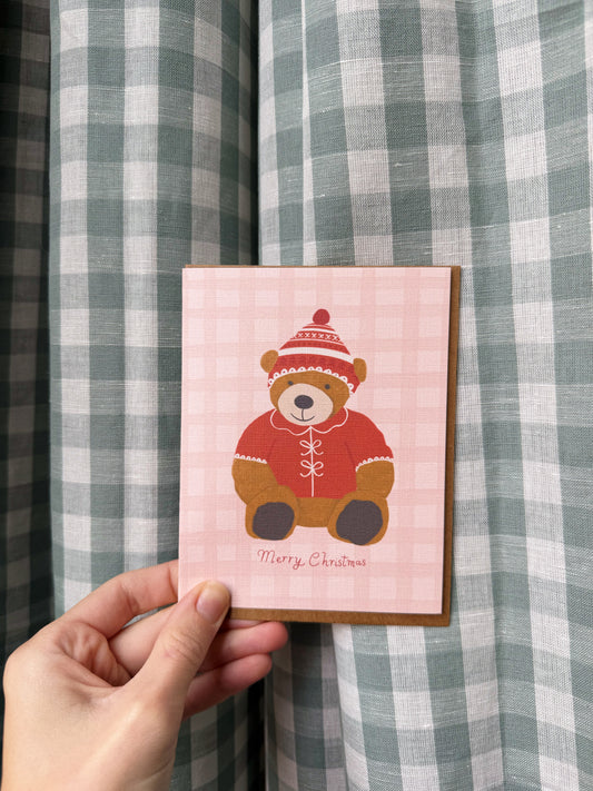 Beary Merry Christmas Greeting Card